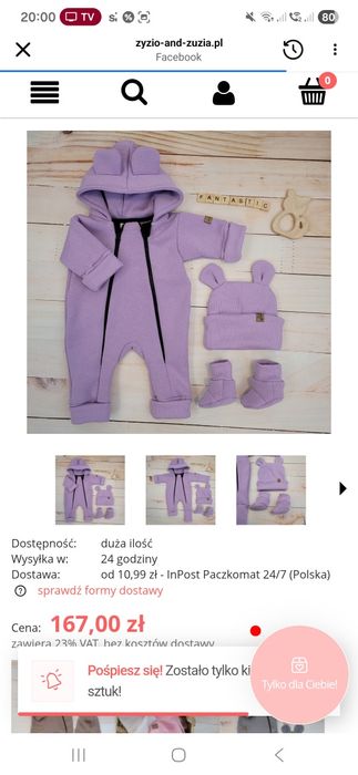 Kombinezon Zyzio I Zuzia