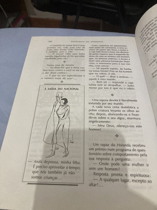 Antologia de anedotas capa dura