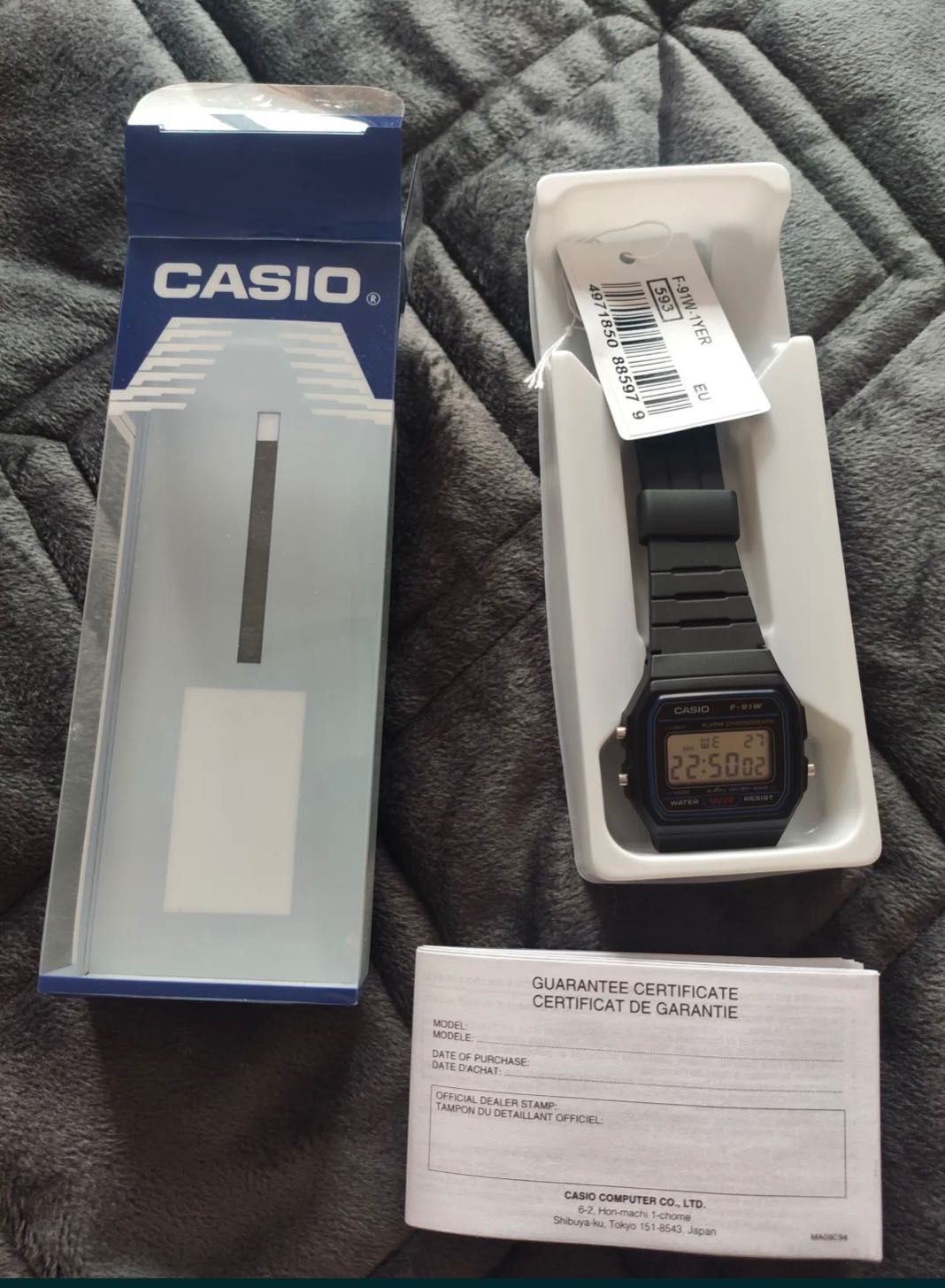 Часи Casio F-91W Оригінал