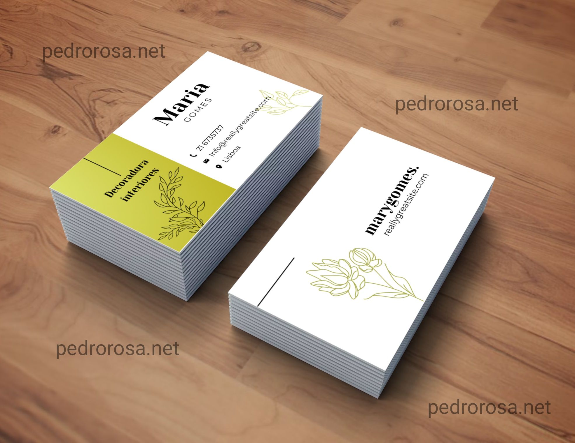 Cartões de visita / Flyers / Logotipos