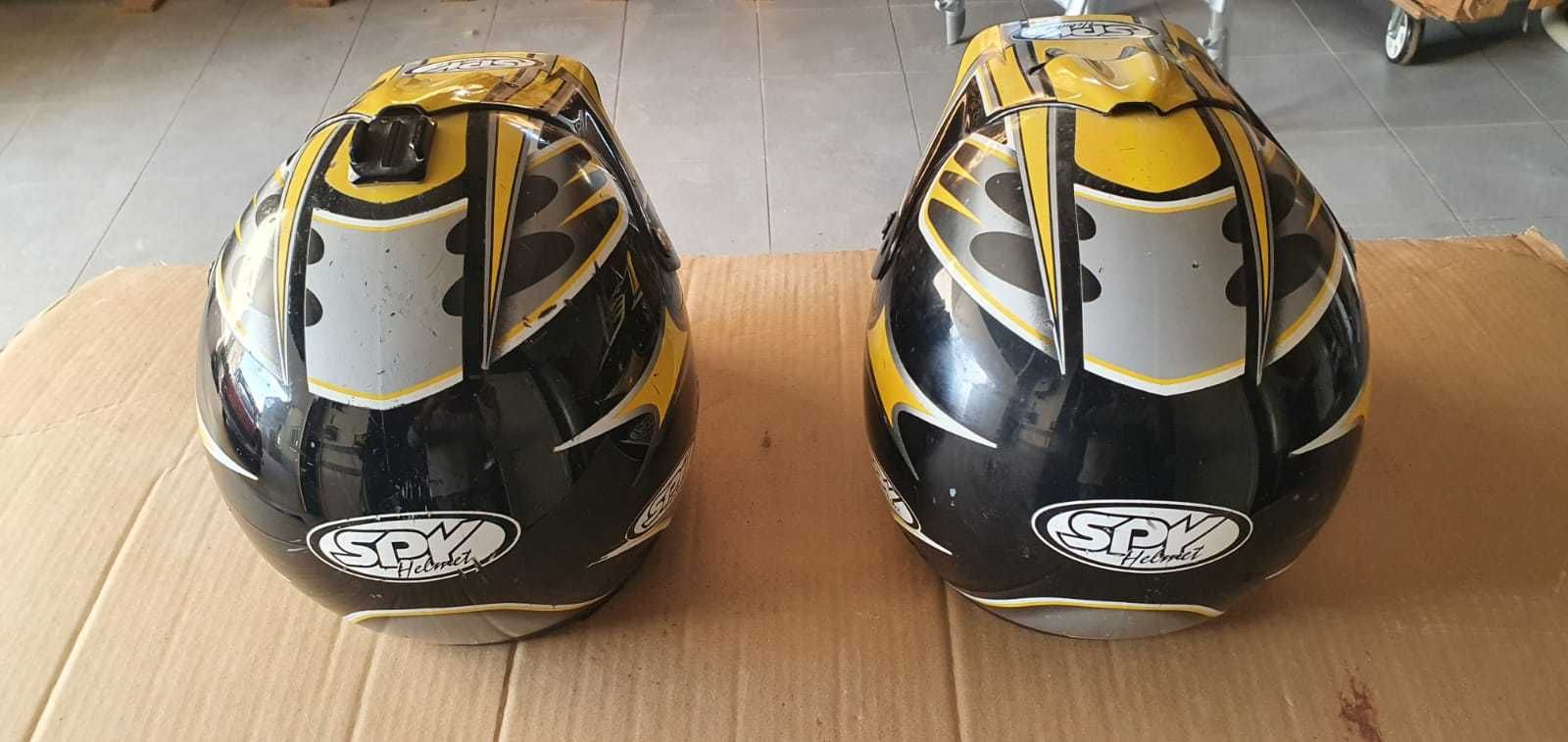 2 capacetes SPY moto