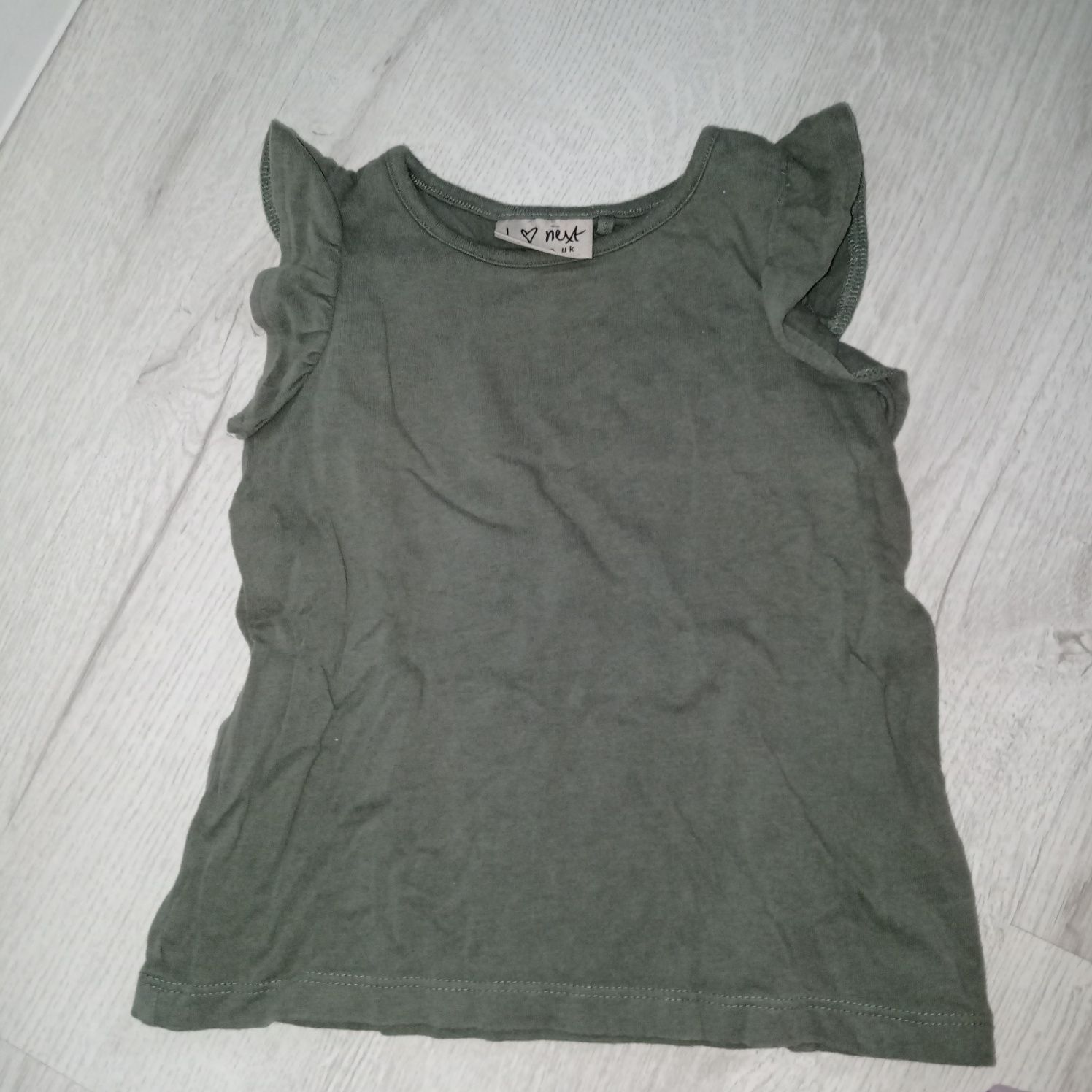 Bluzeczka t-shirt khaki 86