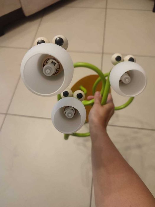 Lampa dla dzieci kolorowa motyw węża