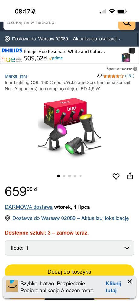 Oswietlenie inteligentne