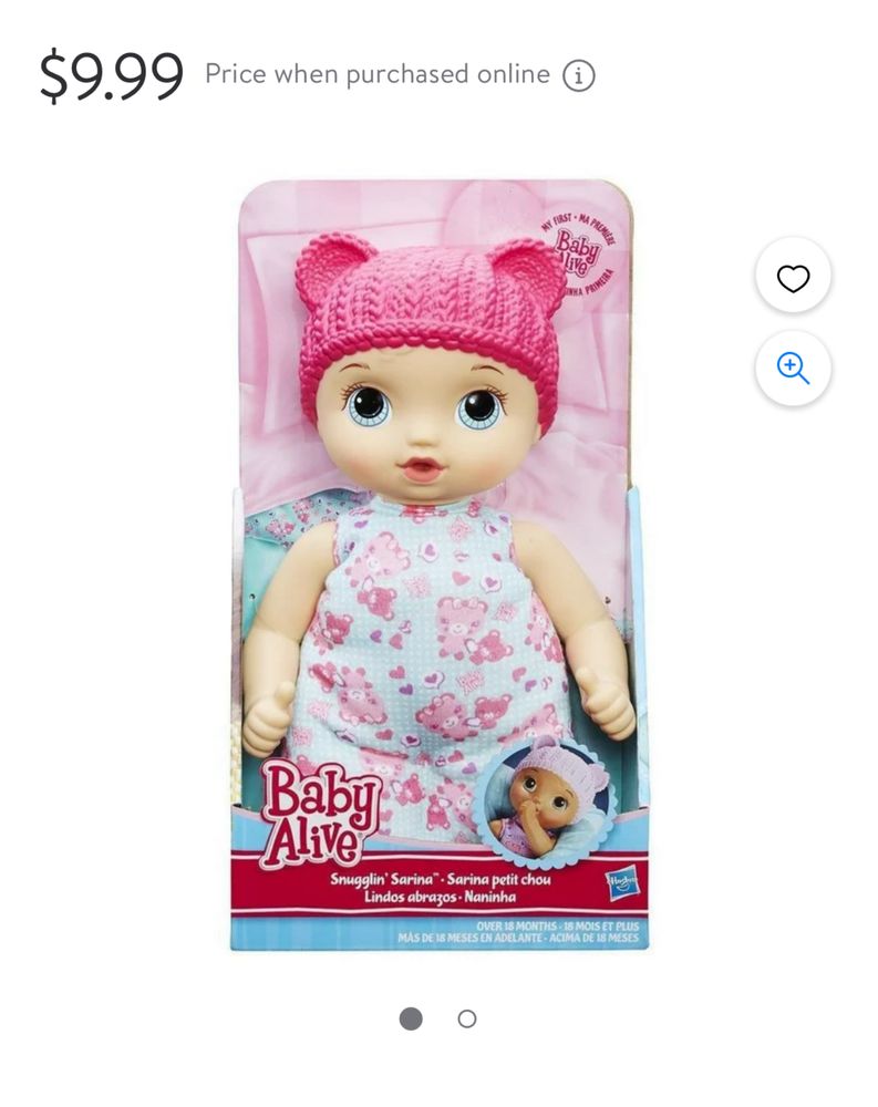 Пупс Baby Alive Teacup Snugglin' Sarina [Light Skin]