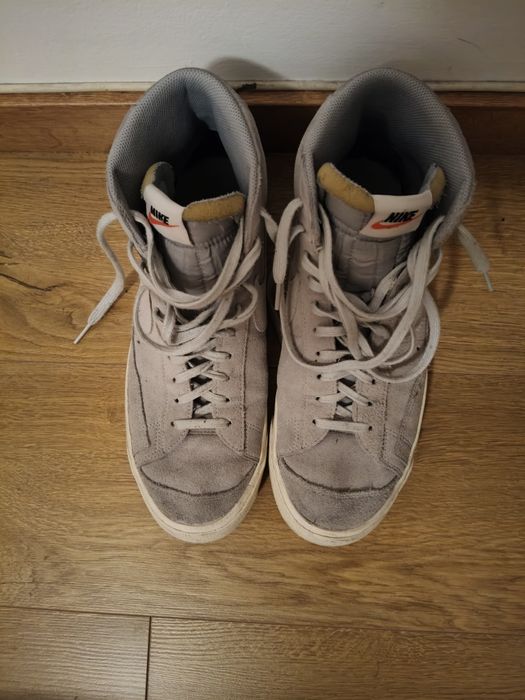 Sapatilhas Nike Mid Blazer 77 Cinzentas - Usadas!