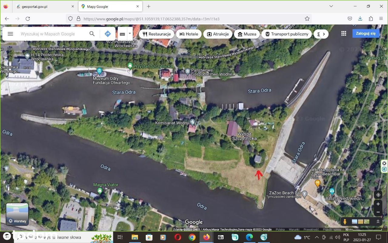 Budynek biurowy z działką Wyspa Szczytnicka
