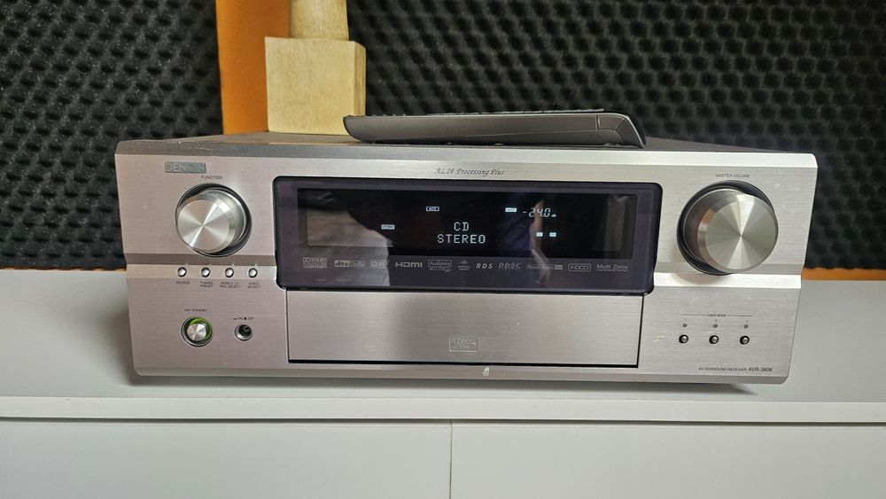 Amplituner Denon AVR-3806 7x160W + RC-7000CI kino domowe wzmacniacz