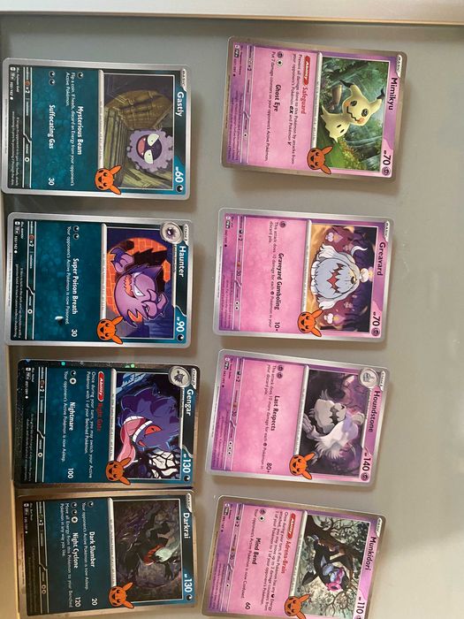cartas pokemon tema Halloween