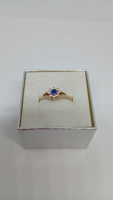 Pierścionek złoty 14k 585 1.79g r23 komis Madej Gorlice