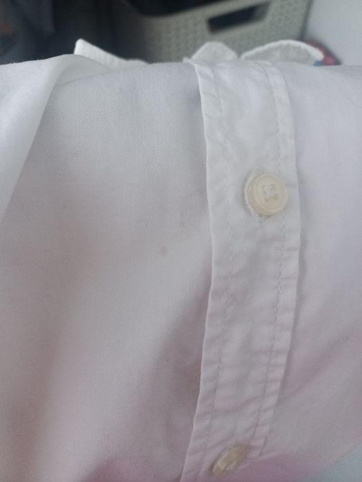 Biala koszula dla chlopca 110