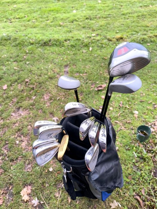 Zestaw kijów John Letters Trilogy TX + Callaway FT-5 + torba