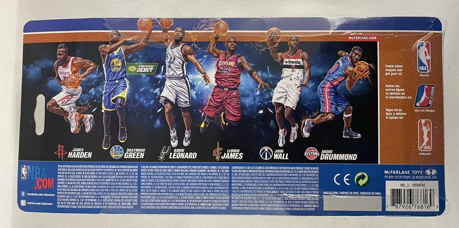 McFarlane Фігурки легендарних баскетболістів NBA (100% Оригінал)