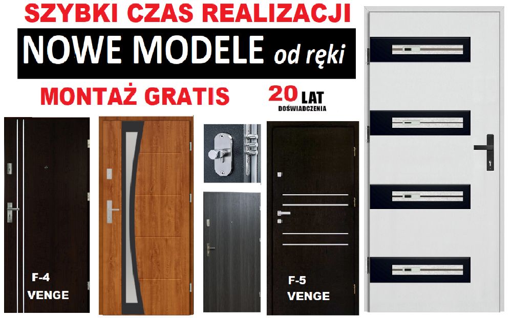 Drzwi zewnętrzne z montażem WEWNĄTRZKLATKOWE-wejściowe do mieszkania