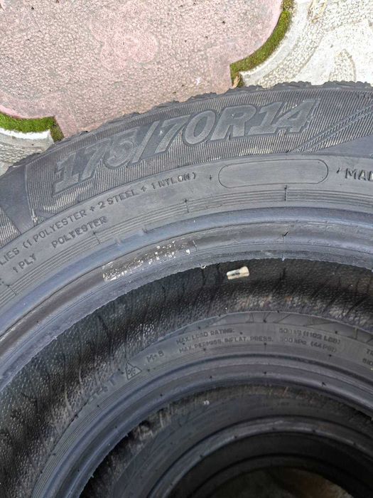 Шины 4 шт. 175/70 R14 в хорошем состоянии.