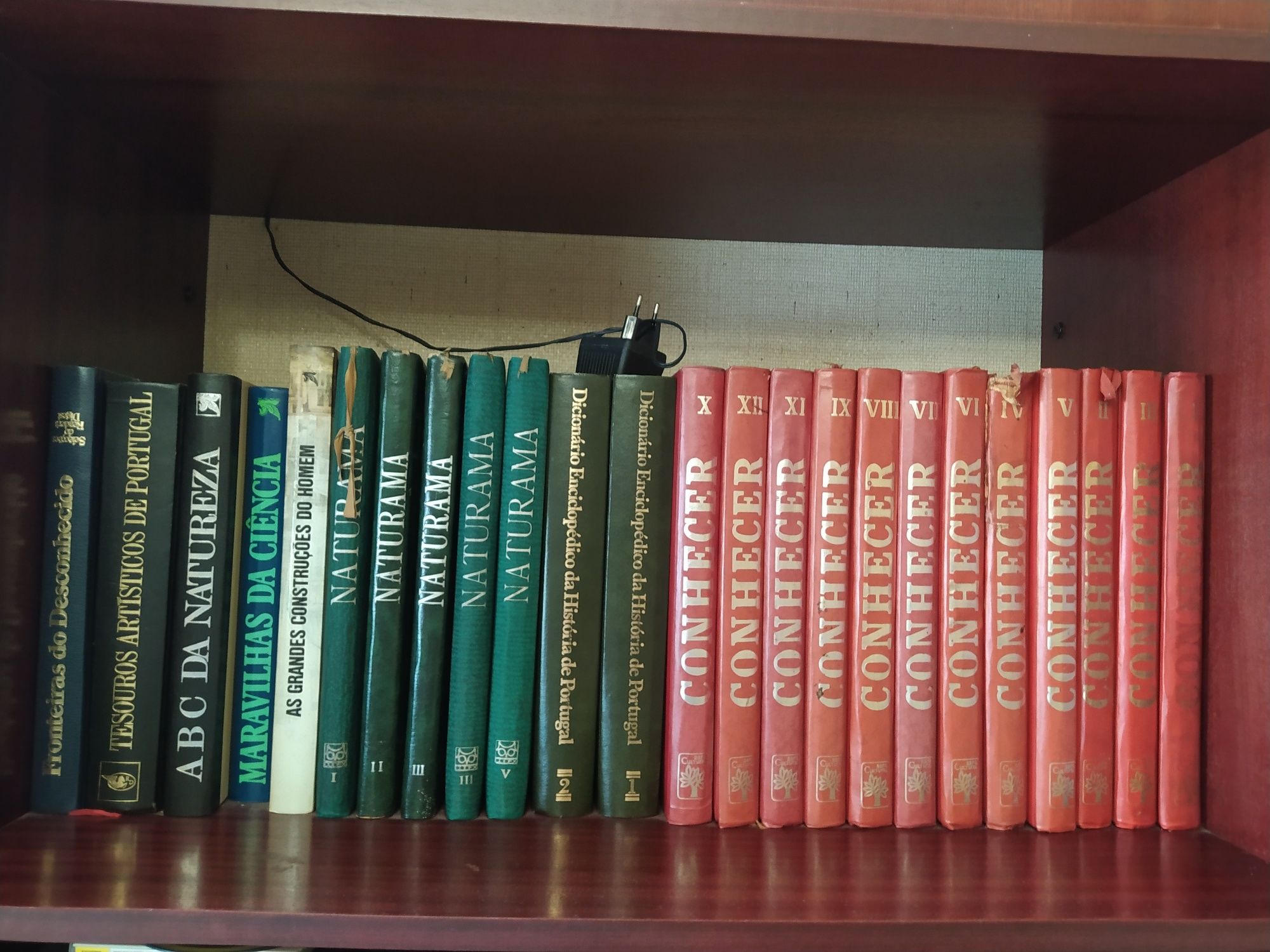 Enciclopédias e vários livros