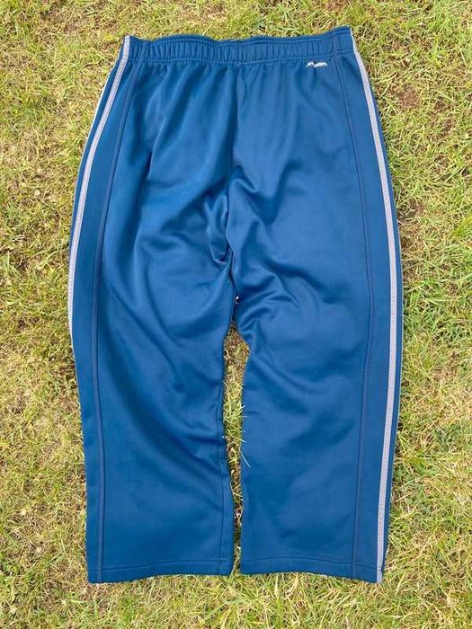 Spodnie dresowe Adidas baggy navy granatowy sport L XL