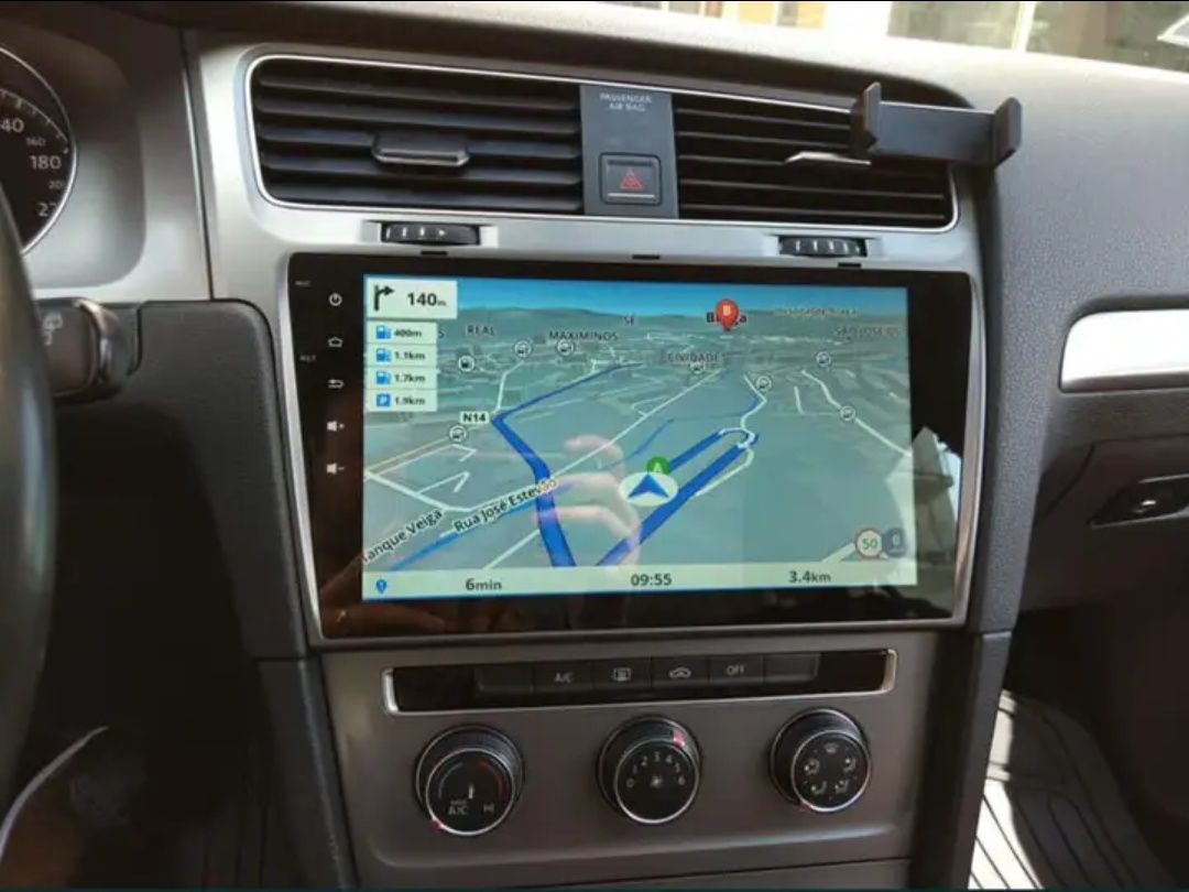 Rádio Android 12 com GPS Volkswagen Golf 7 (Artigo Novo)