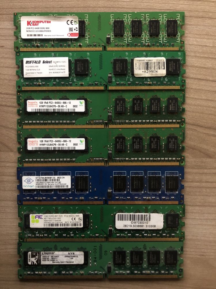 Memorias RAM DDR2/DDR3