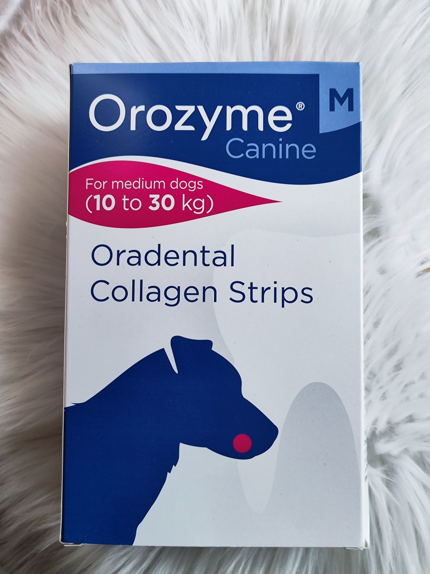 Przysmaki dentystyczne dla psa Orozyme Oradental Collagen Strips M