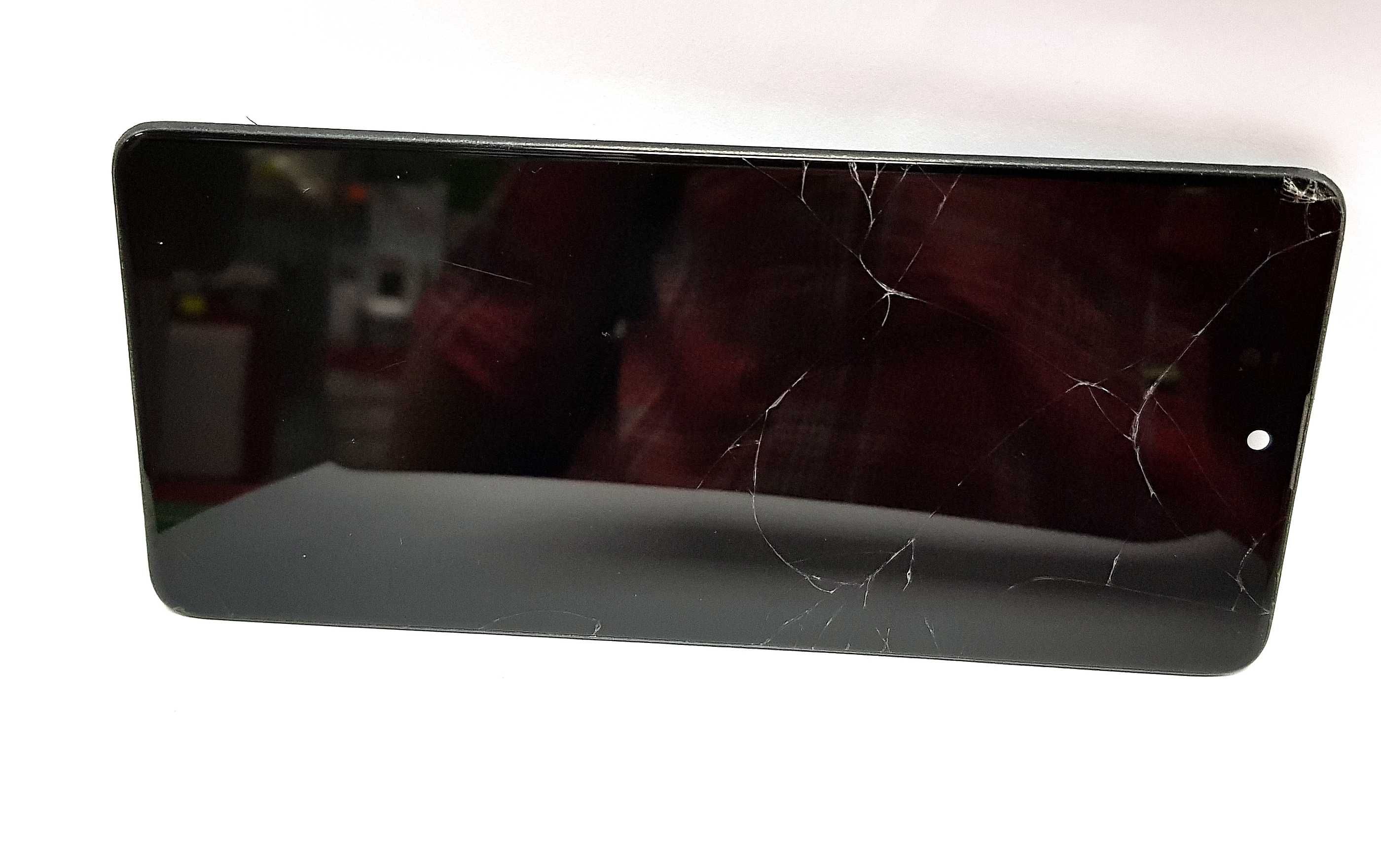 Ekran wyświetlacz LCD Samsung M51 SM-M51F/DSN  pęknięta szybka plecki