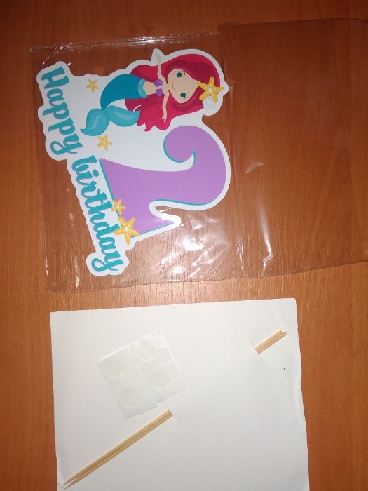 Украшение на торт 2 годика, для праздника