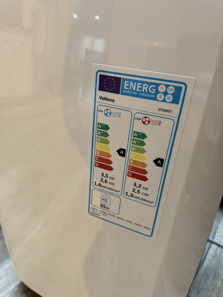 Klimatyzacja klimatyzator przenośny volteno 3,5 kw pilot 65 db