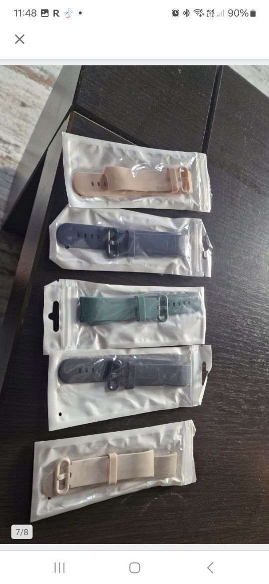 Pasek Akcesoria do Xiaomi 22mm beżowy