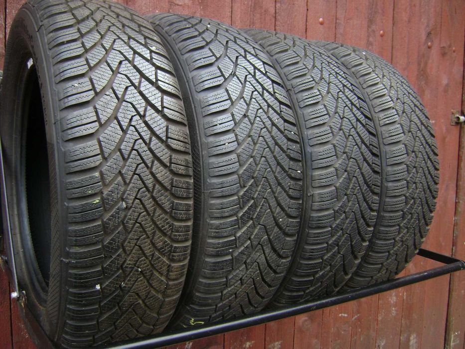 komplet opon zima-jak nowe-15-cal-Continental-8,2mm-do Merivy-itp.