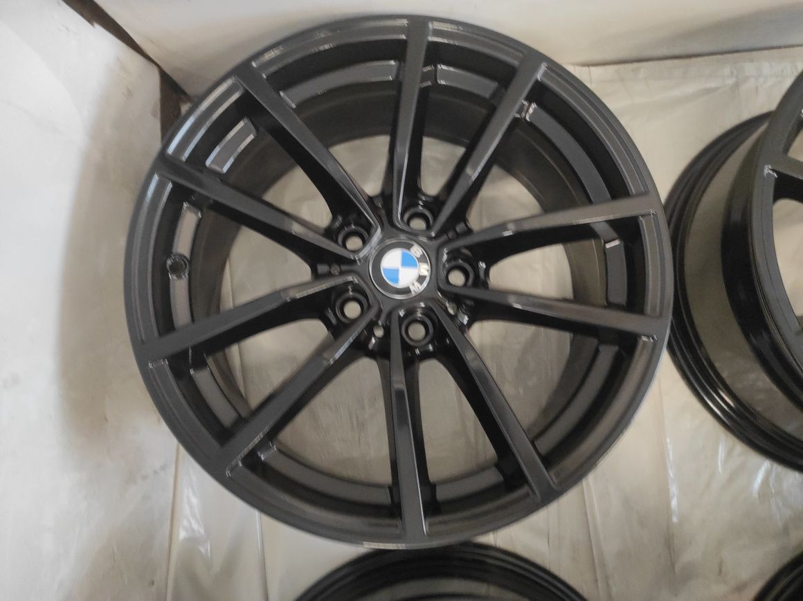 423 Felgi aluminiowe ORYGINAŁ BMW R 17 5x112 otwór 66,6 B.Ładne CZARNE