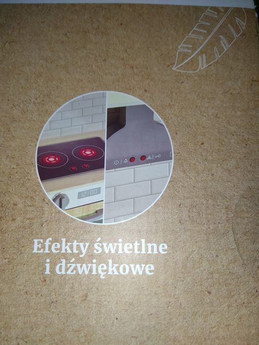 Kuchnia elefun interaktywna dla dzieci drewniana