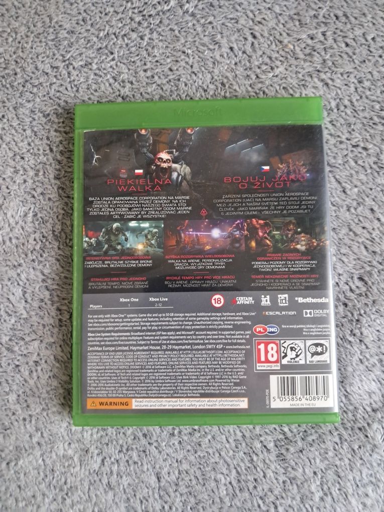 Doom 2016  Xbox one