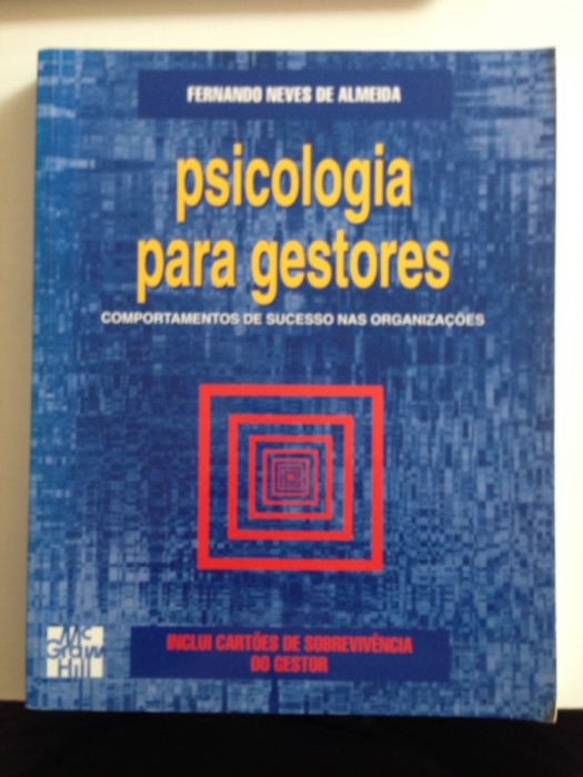 Livro de gestão: "Psicologia para gestores"