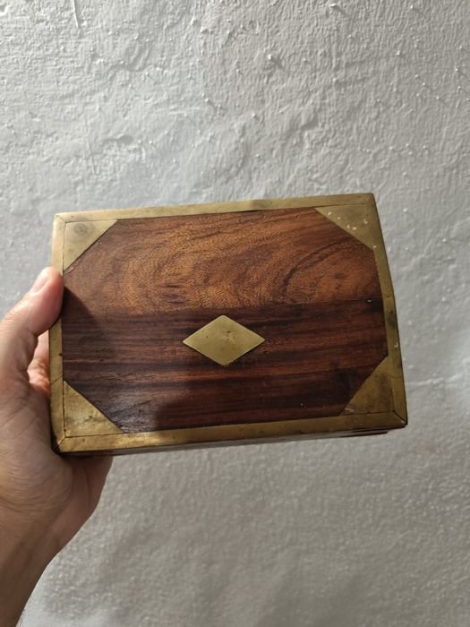 Caixa de madeira exótica