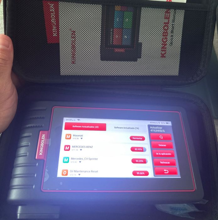 Máquina Diagnóstico Kingbolen BT Actualização Gratuita Vitalícias