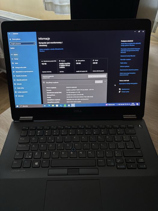 Dell latitude e7470 | i7 | 16gb RAM | 256gb ssd | win 10 PRO