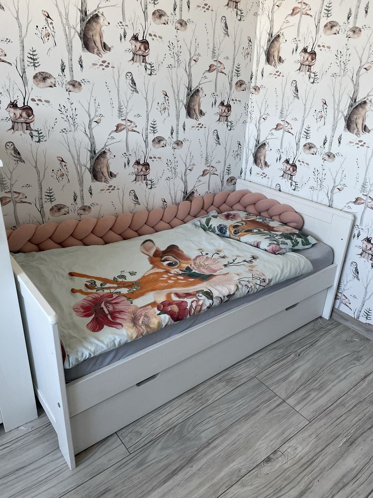Pinio Marsylia tapczanik łóżeczko 140x70, szuflada, materac