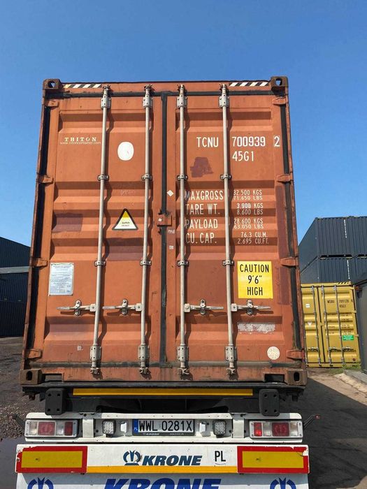 Kontenery 40’ High Cube na sprzedaż – tanio, solidnie, od ręki