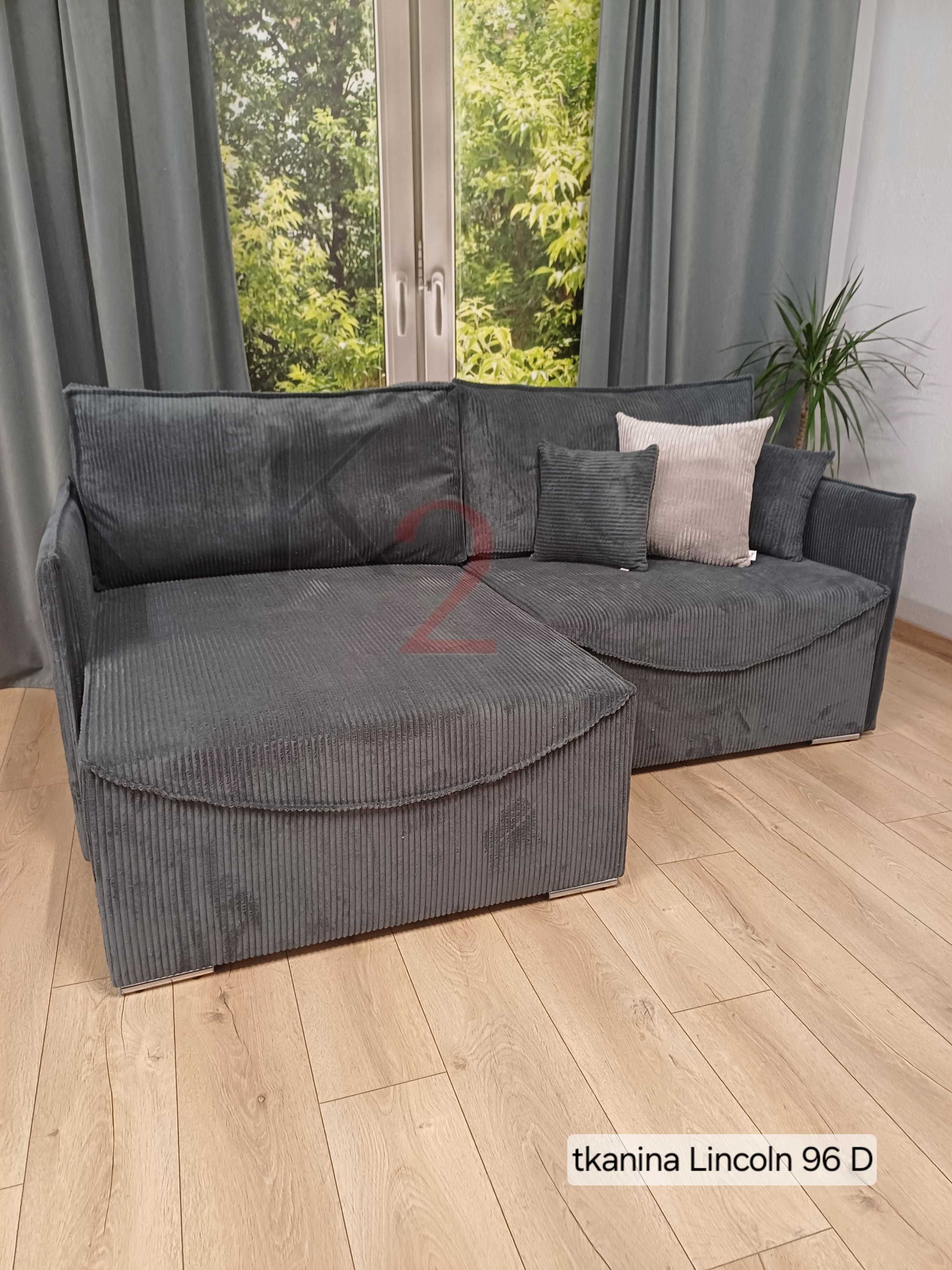 Narożnik Wera Sofa Rogówka Kanapa Łóżko młodzieżowe Do salonu + GRATIS