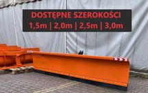 PŁUG do śniegu na TUZ lub Euro-ramkę NOWY 1,5 2,0 2,5 3,0M #1