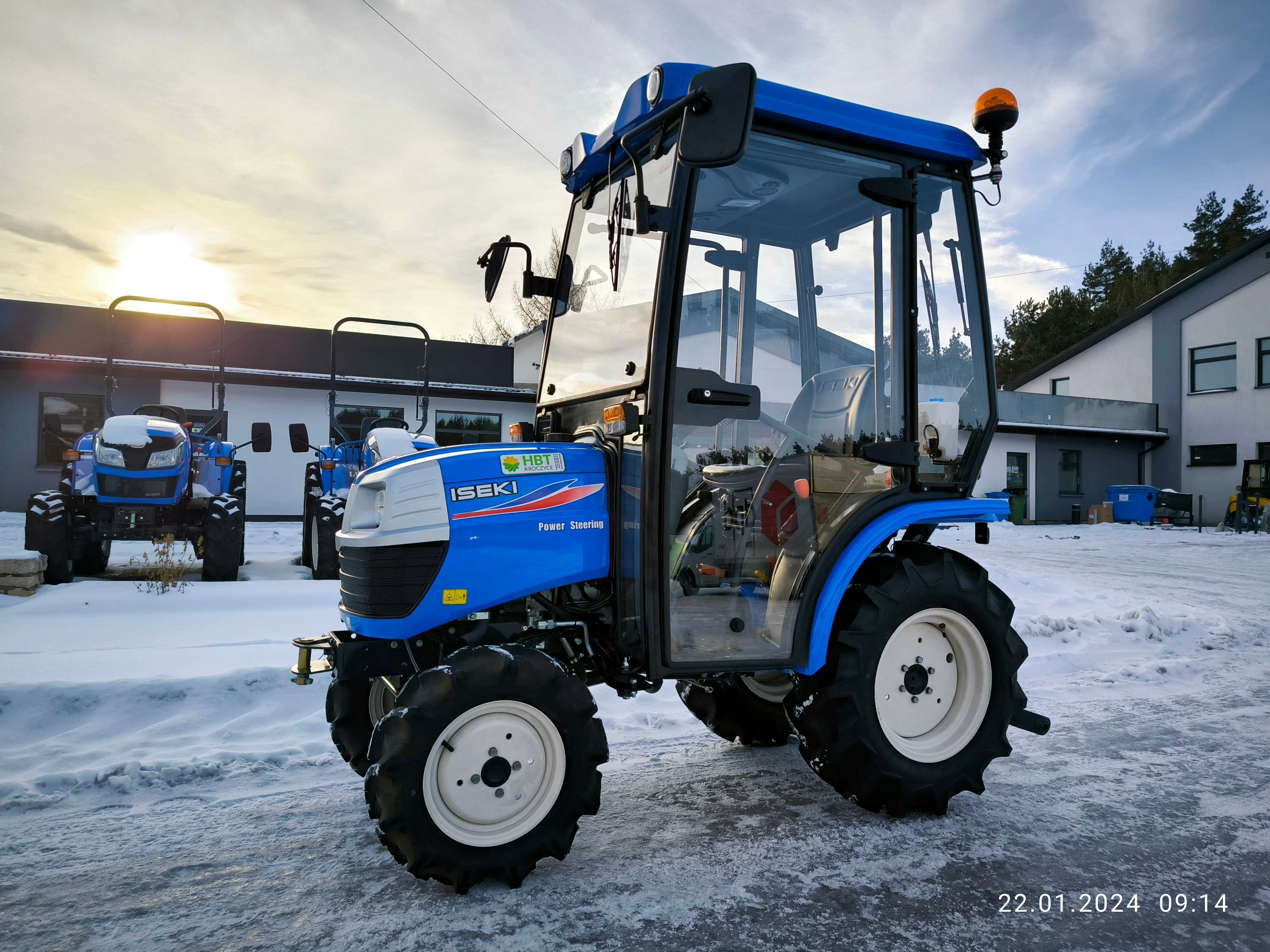 Traktorek Iseki 3187AL z ogrzewaną kabiną Bartesko