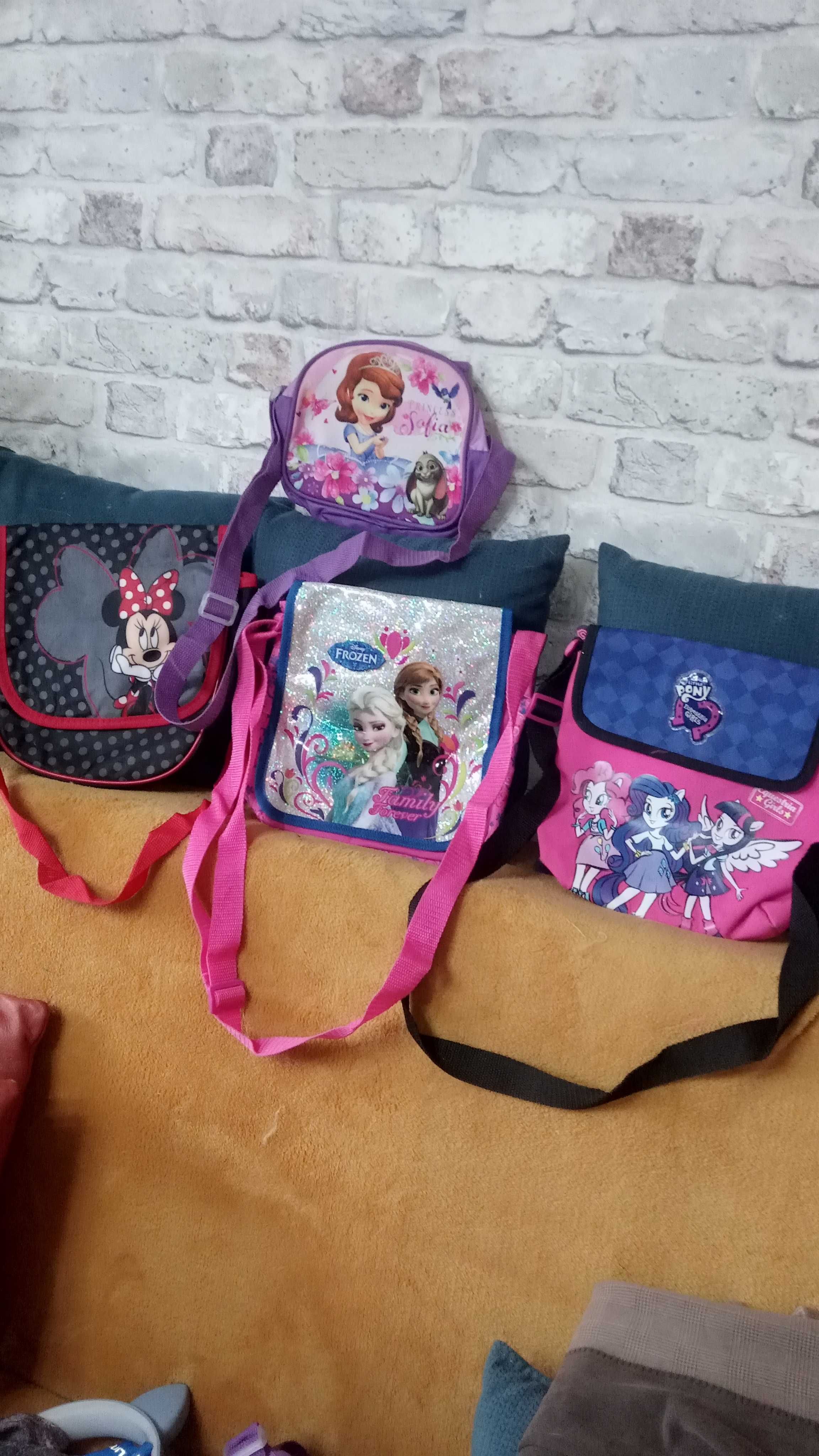Na Mikolaja Nowe torebki Anna i Elza ,Ksiezniczka Zosia, Minnie,Kucyki