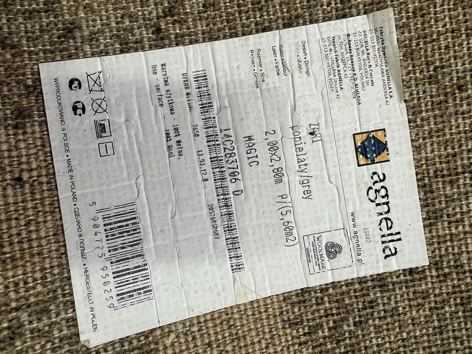 Dywan Agnella 100% wełna