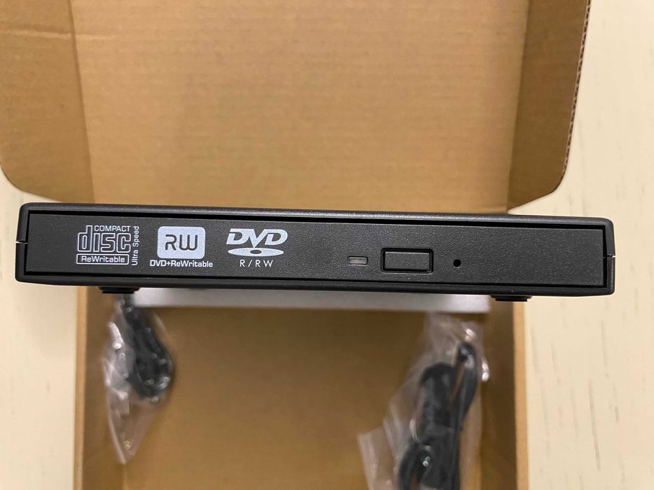 Zewnętrzny napęd CD DVD, przenośny dysk optyczny USB 2.0 czytnik CD RW