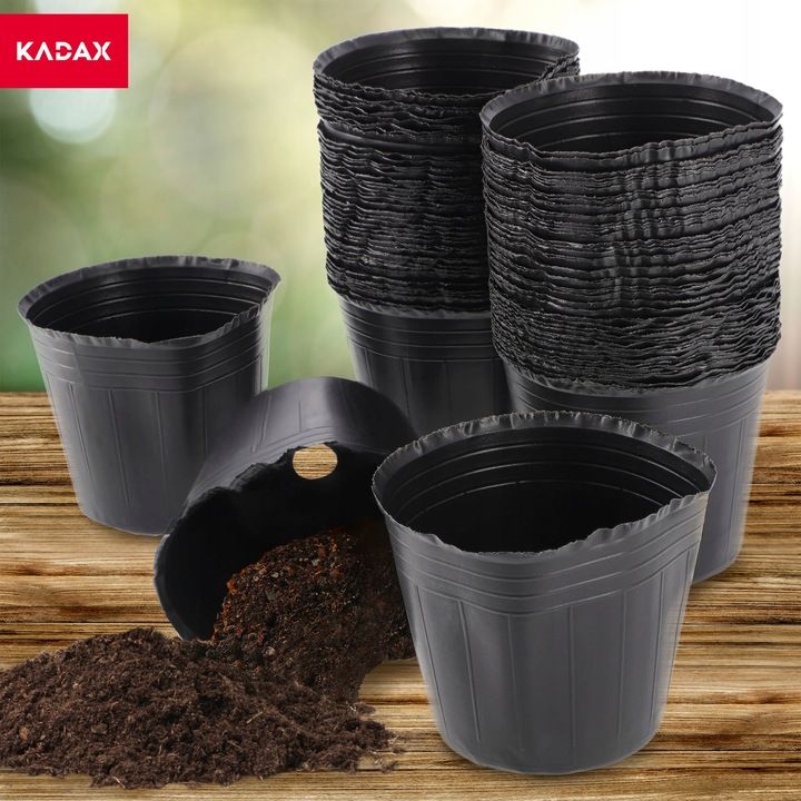 100x Doniczka Produkcyjna Doniczki 9cm Na Rozsady Sadzonki Miękka