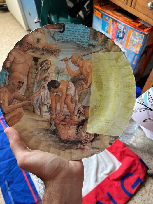 Pratos feito a mao arte