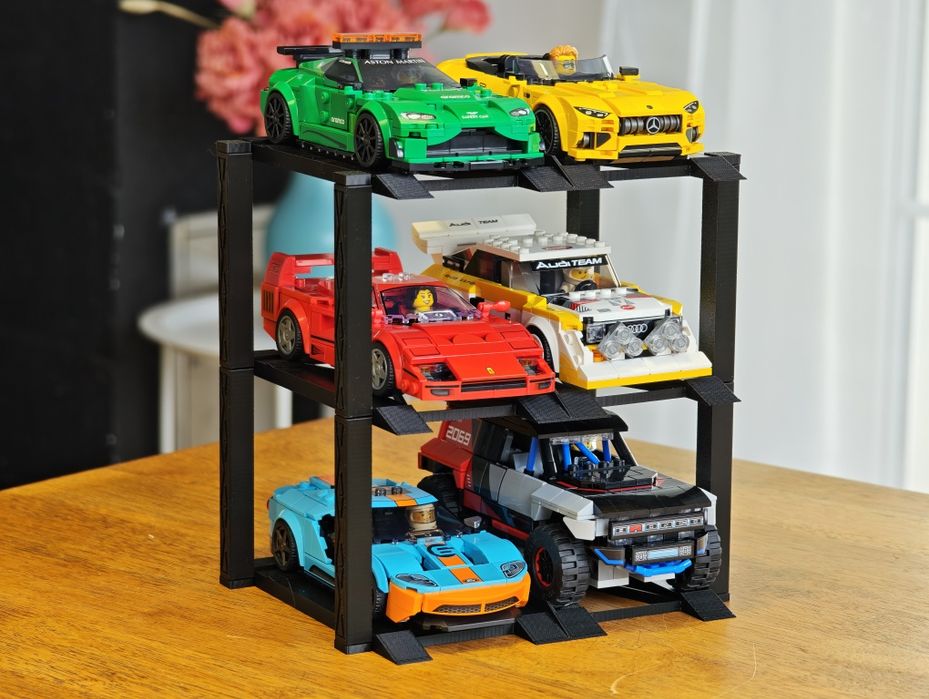 Garaż na 6 samochodów LEGO Speed Champions
