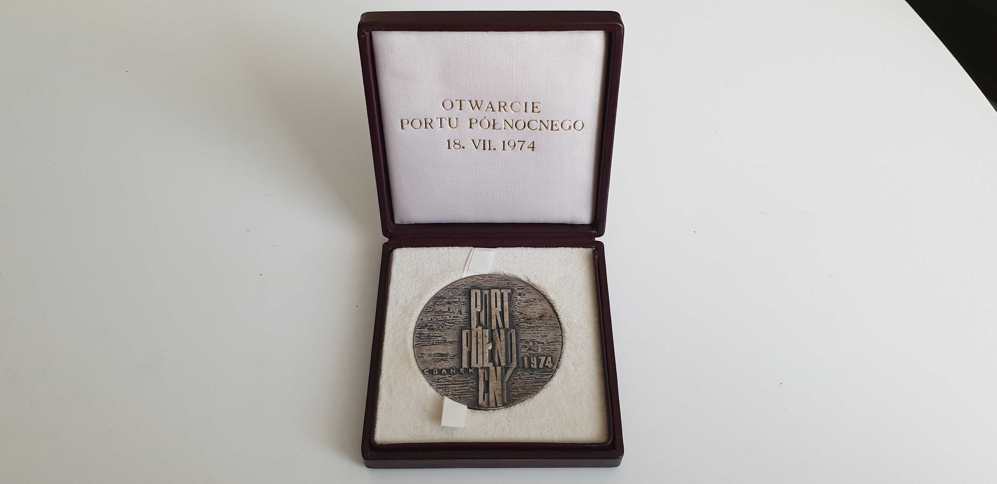 Starocie z Gdyni - Gdańsk - medal OTWARCIE PORTU 1974r.