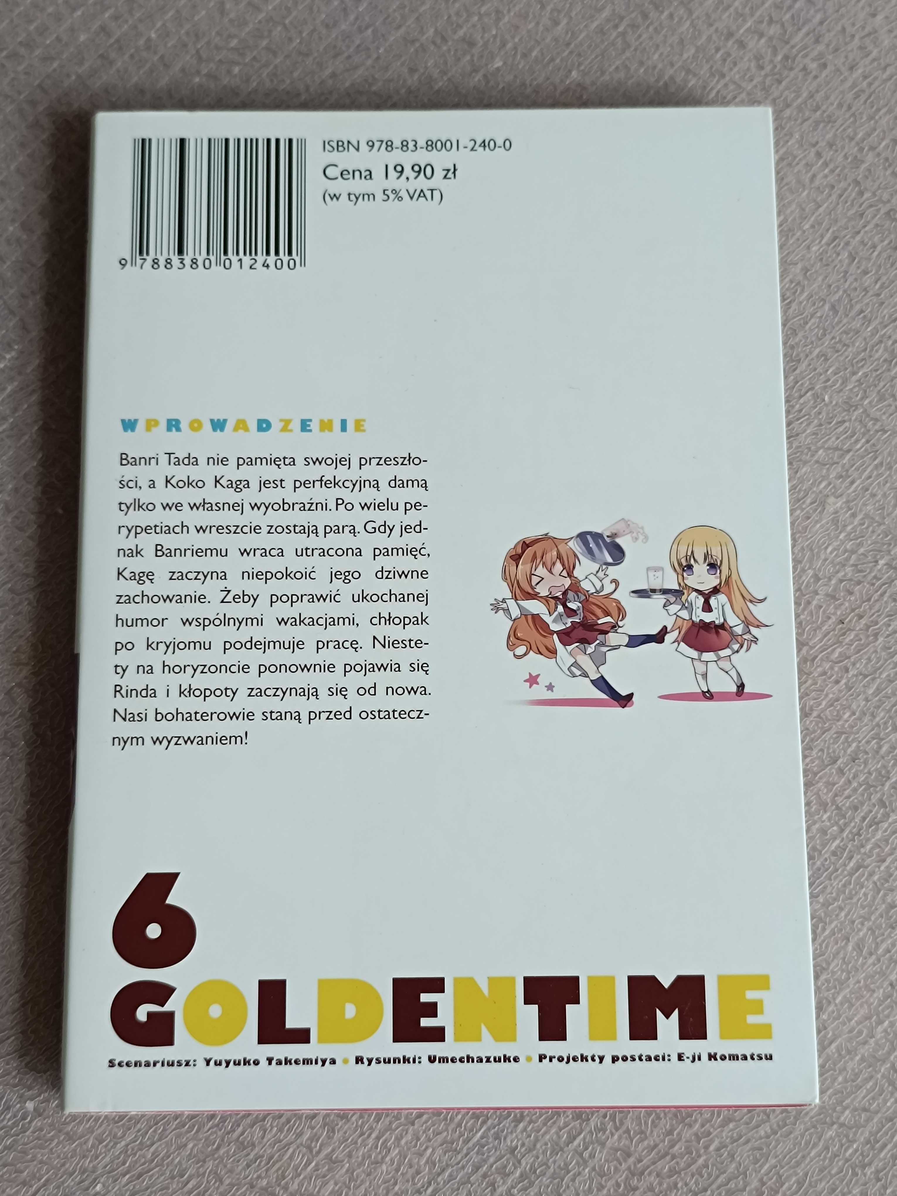 Zestaw manga Golden Time trzy tomy 1 2 6