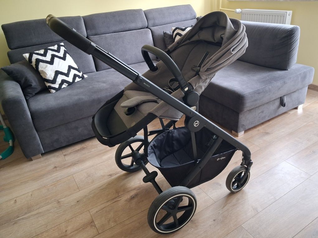 Wózek 2 w 1 Cybex Balios S + nosidełko Aton 3 w 1